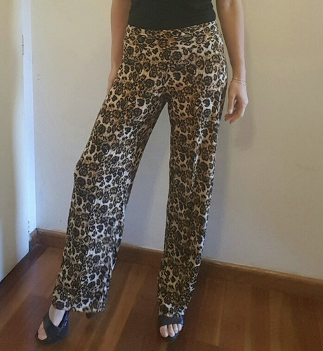 Pantalón Palazzo Animal Print Leopardo En Seda Fría | MercadoLibre Pantalón Palazzo Animal Print Leopardo En Seda Fría | MercadoLibre