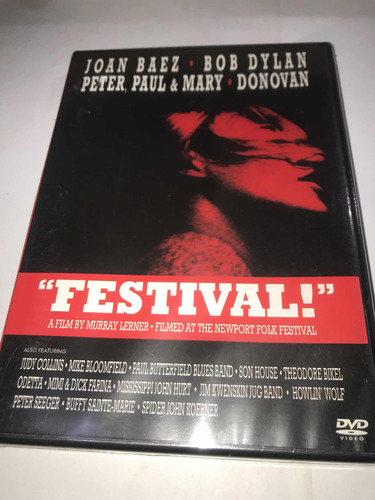 Joan Baez Bob Dylan Peter, Paul & Mary Donovan Festival Dvd