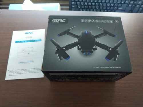 Drone 4drc V20 720p Com 3bat 2cameras 12min Cor Preto