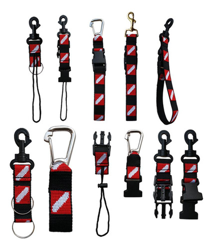 Buceo Snorkel Light Cámara Bcd Clip De Seguridad Hy07