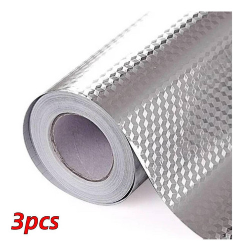 Rollos De Papel Metalizado Autoadhesivo Impermeable De 3 Pie