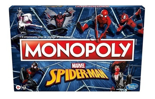 Juego De Mesa Monopoly Marvel Spiderman Hombre Araña Hasbro