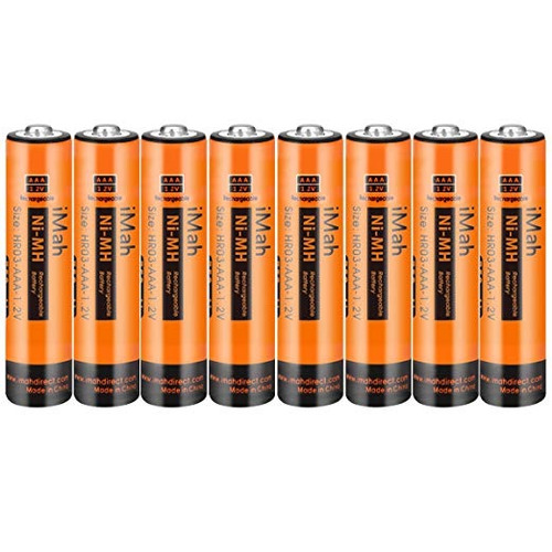 8-pack Baterías Recargables Aaa Imah 1.2v 750mah Ni-mh, Tamb