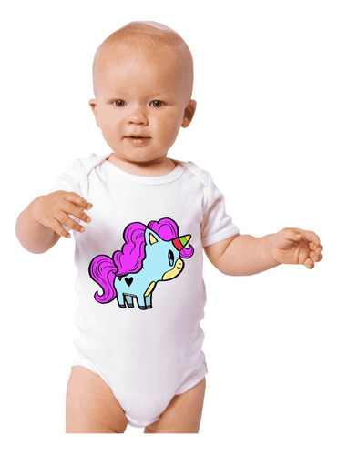 Pañalero Unicornio Navidad Diseño 806 Playeras Beloma