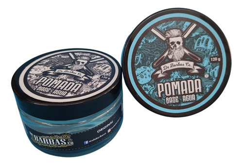 2 Pzas Pomada Moldeadora Para Cabello Y Barba Fijacion Alta