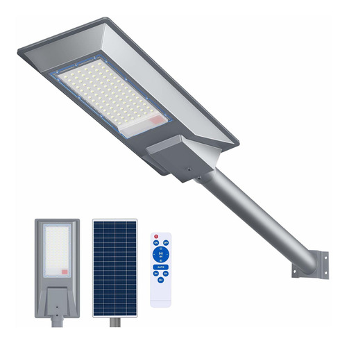 Luz Solar Led 200 Aparcamiento Acampar Atardecer Sensor