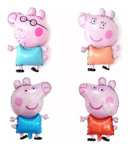 Globo Peppa , George Pig, Mamá Pig, Papá Pig, Familia Peppa