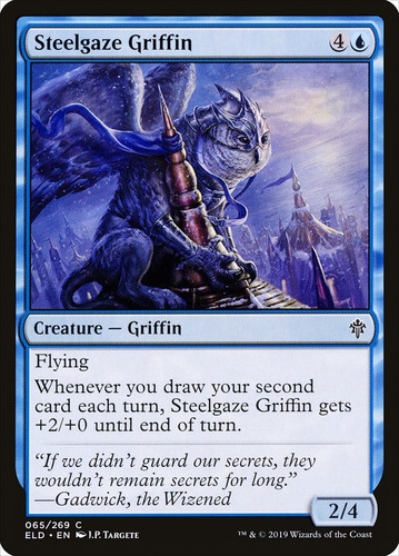 Carta Magic Steelgaze Griffin Throne Of Eldraine Mtg