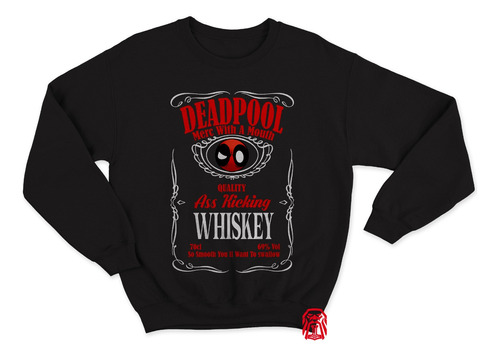 Polera Personalizada Motivo Parodia Deadpool Whisky   01