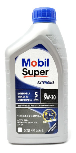 Aceite 5w30 Mobil Super Ecopower