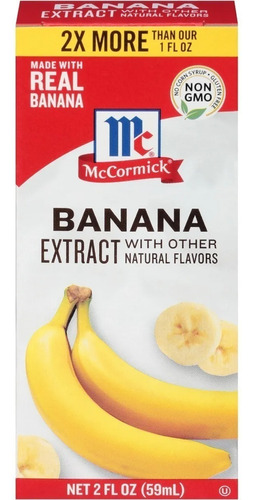 Extracto De Plátano Mccormick 2 Oz (59 Ml)