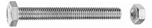 Pernos Hexagonales M1070 De Acero 304 Rosca Completa/media