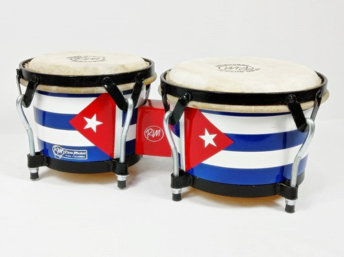 Bongo Pro. Cuero Acabado Cuba / Estuche Llave Envío Incluido