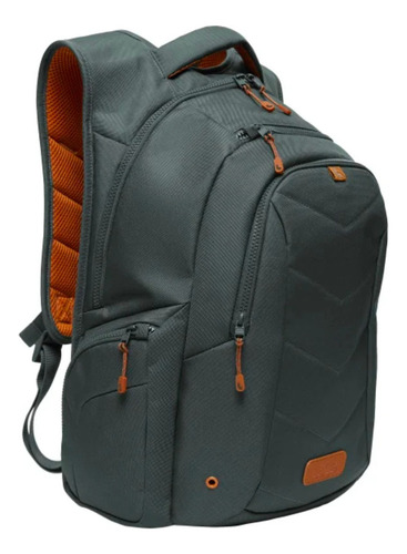 Mochila Backpack Lolë Elegante Y Acolchada Color Verde Diseño De La Tela Lisa