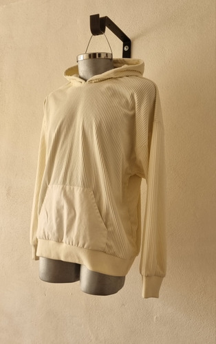 Hoodie Canguro Sudadera Tipo Pana Hombre Talla L - Xl