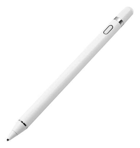 Stylus Pen Power White, Lápiz Capacitivo De Cobre Puro Con B