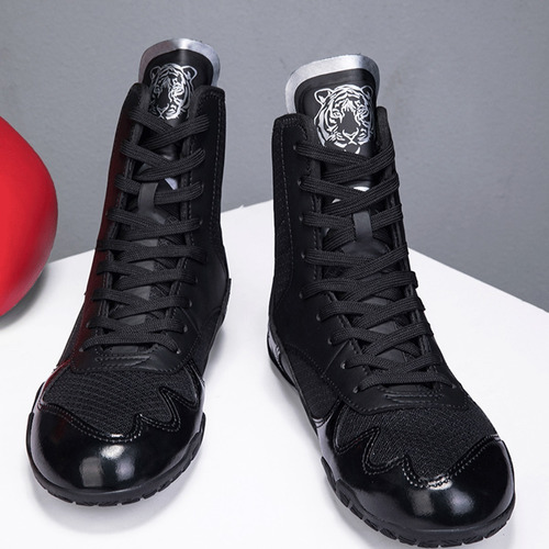 Botas Boxeo Lucha Libre Sanda Suela Resistente Desgaste,n