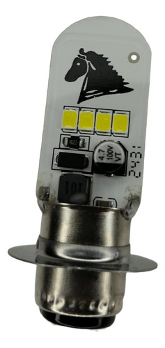 Lâmpada Farol Led Moto M5 6500k Biz Pop Bros Stallion M5 Azul-claro Branco-frio