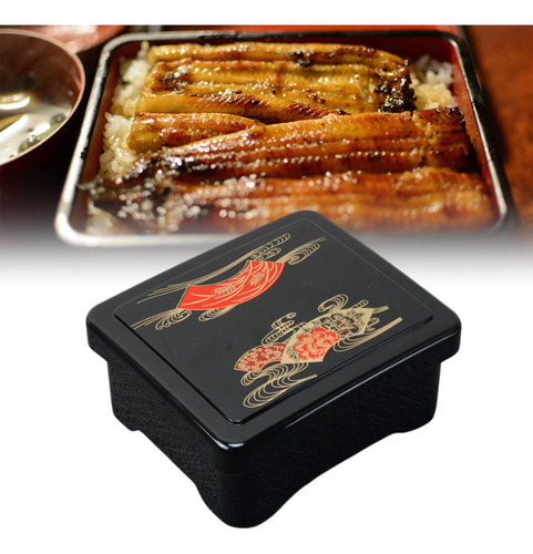 Contenedor De Almuerzo De Contenedor De Donburi Con Caja De