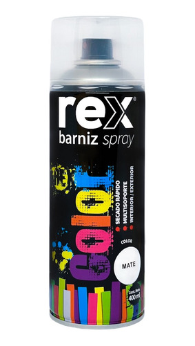 Pintura Spray Barniz Color Mate 400 Ml Rex 60046