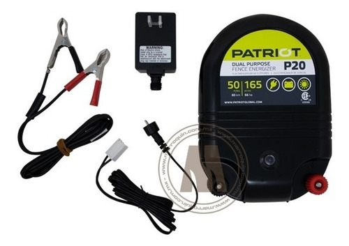 Imagen 1 de 1 de Energizador Dual Patriot P20 80km