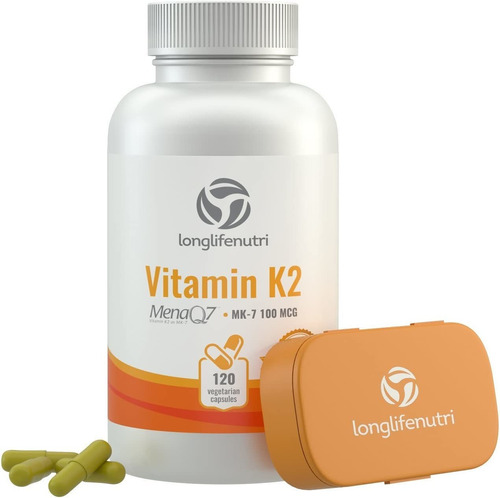 Vitaminas K2 Mk-7, 120, Anaranjado - Unidad a $1224