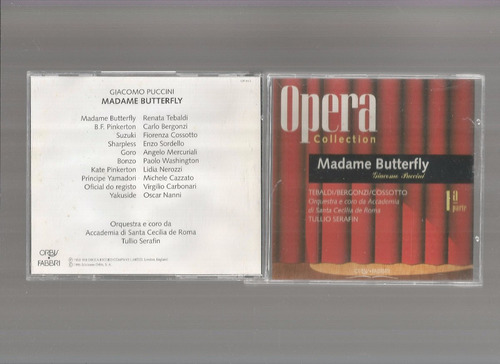 Imagem 1 de 1 de Cd Opera Madame Butterfly Parte 01 - Bonellihq Cx372 B22