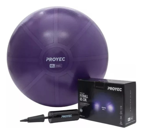 Pelota 65cm+inflador Pilates Yoga Esferodinamia Reforzada 