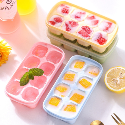 Bandeja Grande De Silicona Para Hacer Hielo, 4 Piezas