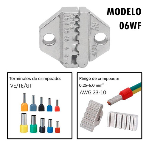 Kit Pinza Crimpeadora Multifuncion Mordazas Intercambiables