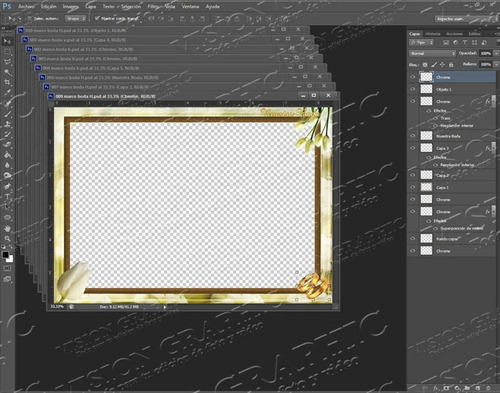 400 Frames Editables Psd 200 V Y 200 H Megapack