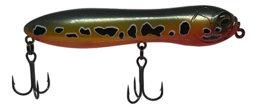 Isca Artificial Trairão Jr Pesca 9cm 10,5g Fire Peacock Bass