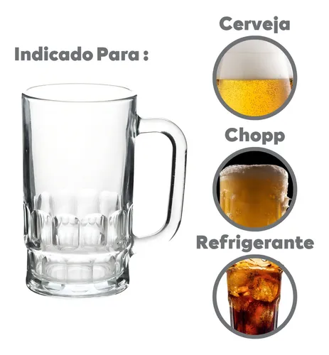 Jarra de cerveza y cerveza, vaso de vidrio de 360 ml, kit de restaurante, 6
