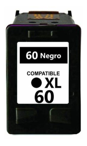 Imagen 1 de 10 de Cartucho Para Impresora Tinta Alternativa 60xl Negro