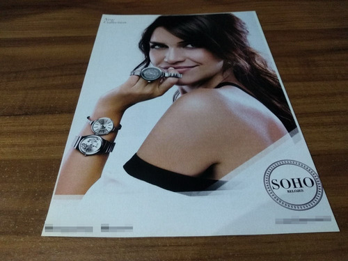 (ph736) Publicidad Zaira Nara * Acero Soho (Usado)