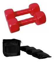 Comprar Kit Entrenamiento Par Tobilleras 2kg + Par Mancuernas 2kg