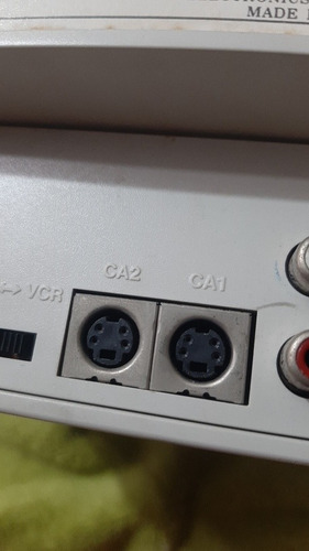 Mini Tv Antiga Commax Com Saída Av Coreana Raridade