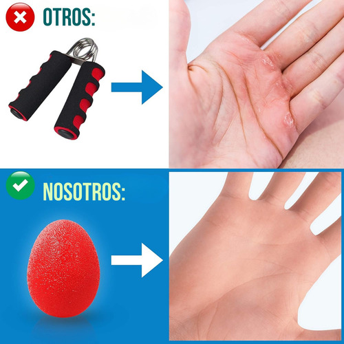 Pelotas De Gel Forma Huevo Rehabilitación Ejercicio 3pzas