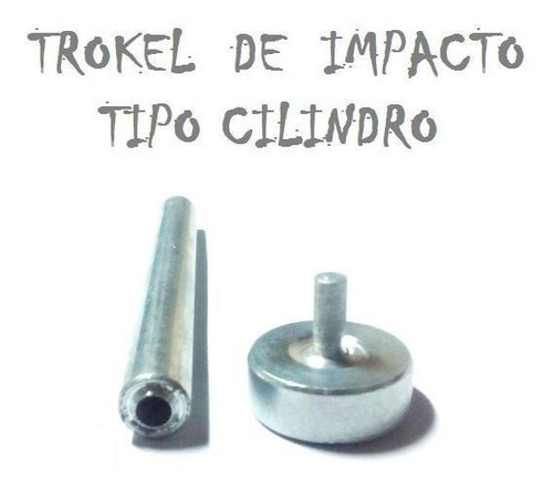 Troquel De Impacto Tipo Cilindro Para Ojal Ojetes #12 O 5mm