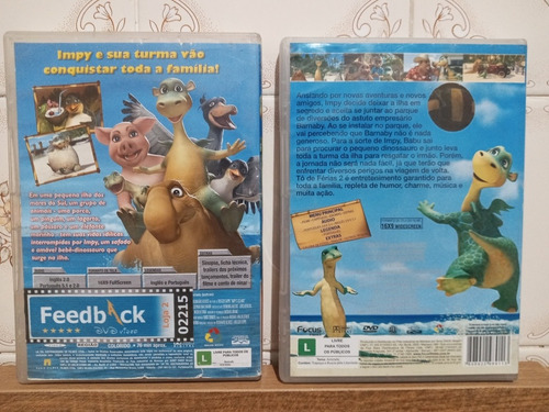 Dvd Desenho Tô De Férias 1 E 2 - Originais (Usado)
