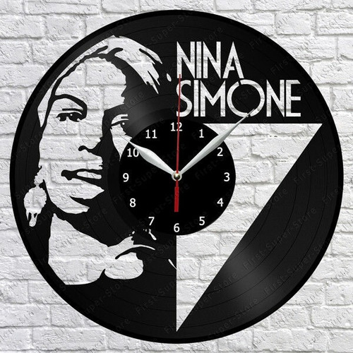 Reloj Corte Laser 2641 Nina Simone Rostro