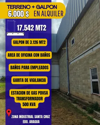 Galpón en alquiler