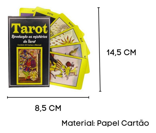 Kit 3 Baralhos Tarô Bruxa Universal Grande- O Modelo