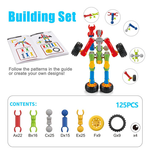 Juguetes De Construcción De Troncos Para Niños De 3, 4, 5, 6