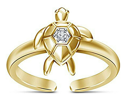 Anillo Para Pie - Anillo Para Pie - 14k Chapado En Oro Amari