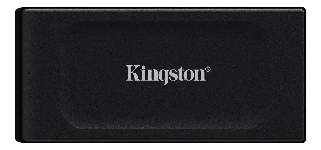 Ssd Externo Kingston Xs1000 2TB Portátil Interface Usb-c Para Usb-a Velocidade De Leitura Até 1050mb/s SXS1000 Sxs1000/2000g Disco Sólido Externo Cor Preto