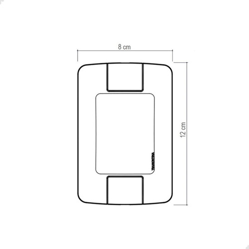 Kit 2 Tomada Tripla 10a 4x2 Branco Embutir Aria Tramontina