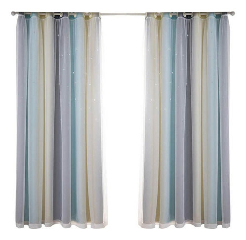 Cortinas Opacas Baratas Para Habitación Infantil 132 X 160 C