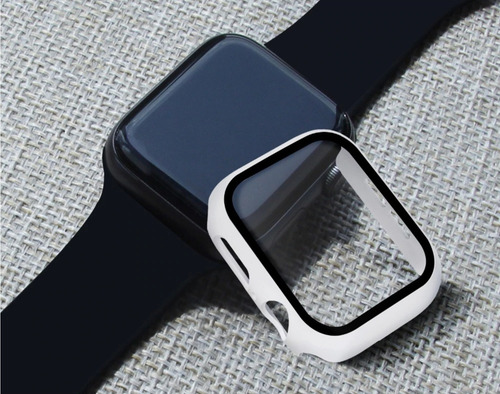 Imagem 4 de 4 de Capa Com Vidro Integrado Para Apple Watch 38mm Branco