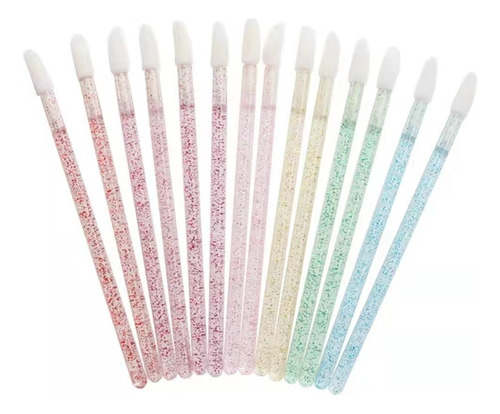 300 Pzas Lip Brush Glitter Para Labios Pestañas,microblading